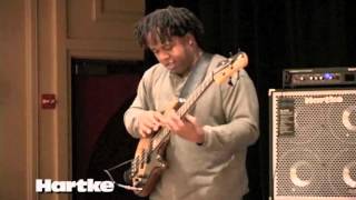 Victor Wooten AMAZING Solo  Hartke quotNorwegian Woodquot [upl. by Ellevehc]