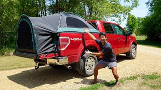 My New Truck Tent Camping Setup [upl. by Tay]