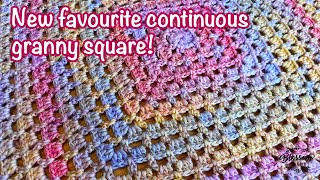 Crochet A Classic Lace Granny Square  My New Favourite Square Easy crochet motif [upl. by Anirbed]