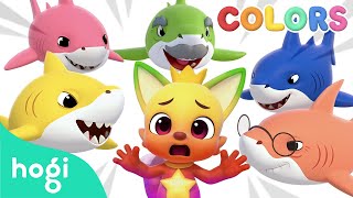 Run Pinkfong Learn Colors with Shark Family Race 🦈  Colors for Kids｜Hogi Colors [upl. by Leibarg]