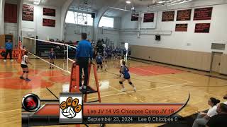 Girls Junior Varsity Volleyball Chicopee Comprehensive HS at Lee MiddleHigh School Sept 23 2024 [upl. by Nirej336]