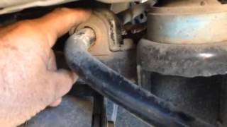 LR3 rear sway bar bush replacement [upl. by Eenahc]