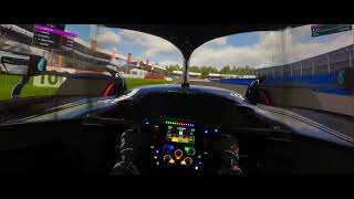 F1 23 Realistic  Simagic FX Pro  British GP  Losing 6 Places At Final Lap Drama  Triple Screen [upl. by Entwistle]