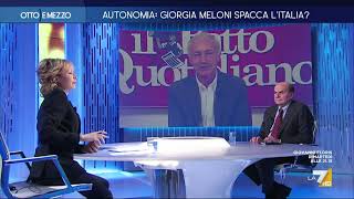 Autonomia differenziata Travaglio quotTanti nel centrosinistra sono daccordo La Meloni [upl. by Nerro]