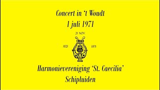 St Caecilia Schipluiden concert in t Woudt 1971 [upl. by Nylidnam]