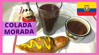 Cómo hacer la COLADA MORADA paso a paso la mejor RECETA ECUATORIANA [upl. by Borman]