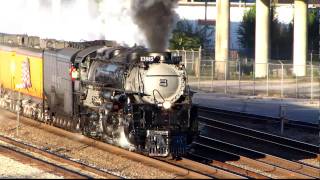 thelopecom  UP 3985 leaves KC Union Station Oct 4 2010 MVI2892MOV [upl. by Ullyot4]