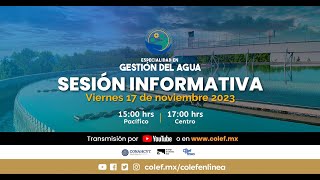 Sesión Informativa Especialidad en Gestión del Agua [upl. by Ardine]