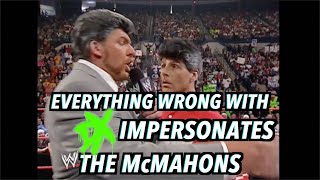 Everything Wrong With WWE Raw DX IMPERSONATES THE McMAHONS 2006 [upl. by Ulyram541]