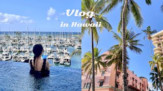 【Hawaii Vlog】念願のハワイ旅行3泊5日🌺アラモアナセンターでショッピング🛍️最新ハワイワイキキビーチハワイグルメスタバオアフ島 プリンスワイキキ 2024 waikiki [upl. by Anahcar]