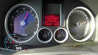 Volkswagen Golf mk5 GTI 20 TFSI 2008  Launch amp Sound   Top speed [upl. by Fadil]