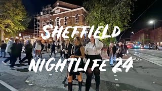 Sheffield Nightlife  Best Bars Pubs On West Street amp Carver Street  Saturday Night October 2024 [upl. by Philly]