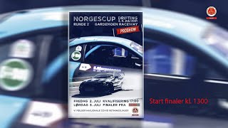 Norgescup Drifting  Gardermoen Raceway 3 juli 2021 [upl. by Ahsilam]