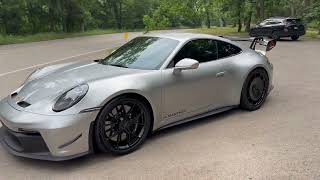 2023 Porsche 992 GT3 Manthey Racing Walk Around [upl. by Rases]