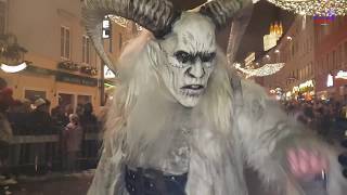 01 12 2017 Perchtenlauf u Krampuslauf Villach Kärnten p [upl. by Alyk749]