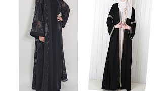 Front Open Abaya Cutting And Stitching  Easy Method  easy and beautiful burkha Cutting [upl. by Derick]