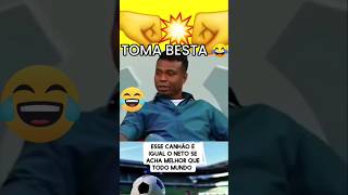 CANHÃO IRONIZA EDILSON E GERA TRETA viral football podcast shortsviral [upl. by Civ]