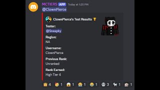 ClownPierce UHC tier test [upl. by Pebrook]