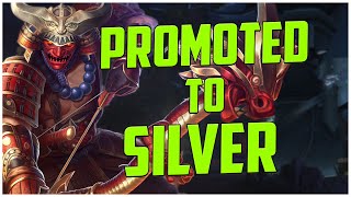 PROMOTED TO SILVER  S11 SMITE RANKED HACHIMAN [upl. by Weber616]