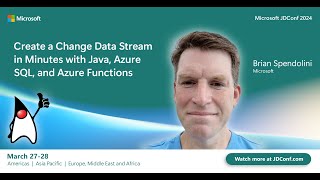 Create a Change Data Stream in Minutes with Java Azure SQL and Azure Functions  Brian Spendolini [upl. by Nivloc]