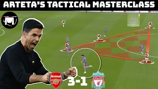 How Arteta Dominated Klopp  Tactical Analysis  Arsenal 31 Liverpool [upl. by Mungam]