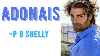 Adonais by P B Shelly Summary in 3 Minutes [upl. by Mcclelland504]