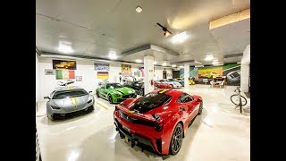 Tour of bren garage Craziest car collection [upl. by Selim]