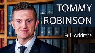 Tommy Robinson  Full Address  Oxford Union [upl. by Latsyrc]