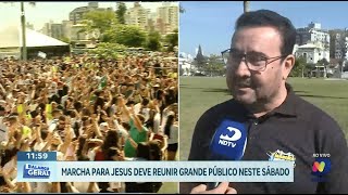 Marcha para Jesus em Florianópolis espera grande público neste sábado [upl. by Nigrom]