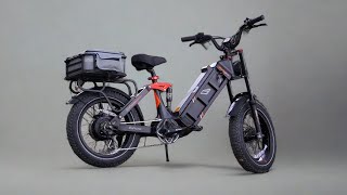 eAhora Juliet Electric Bike 1200W Motor 48V 60AH Battery 2040 Fat Tire Electric Bicycle [upl. by Ramsa]