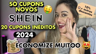 SHEIN CUPONS de DESCONTO ATUALIZADOS 2024  SUPER DESCONTO NAS COMPRAS SHEIN [upl. by Areem]