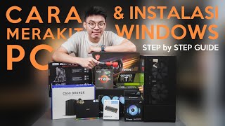 Cara Merakit PC amp Instalasi Windows FULL STEP BY STEP [upl. by Inaej]