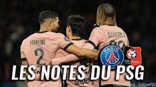 🔴🔵 PSGRennes 31  les notes des Parisiens [upl. by Aholah]