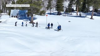 Report State snowpack above normal [upl. by Annauqal567]