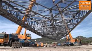 Une Dragline de 800t pour draguer la Durance [upl. by Hgieloj]