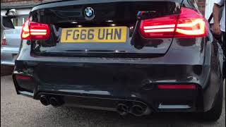 BMW F80 M3 Competition Absolutely Brutal Cold Start Stock Exhaust Sound [upl. by Hanser]