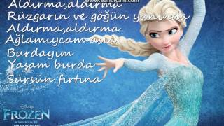 Elsa Aldırma Türkçe Lyrics [upl. by Einaeg]