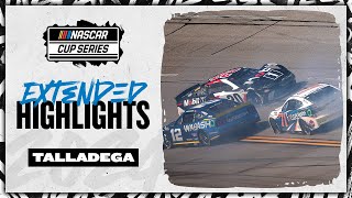 Crazy finish puts fresh face in Victory Lane at Talladega  Extended Highlights  NASCAR Cup Series [upl. by Giffy]