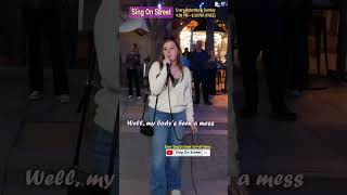 💖Soulful Acoustic Cover💯A Hidden Gem Unearthed😎Walkup Singer in Public🍀Amy Winehouse  Valerie [upl. by Standish]