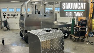 Diesel Fuel Tank Build  Custom Snowcat Build PT19 [upl. by Ehsrop]