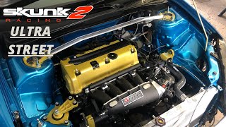 K20A3 gets a Skunk2 Ultra street manifold [upl. by Ellekcir952]