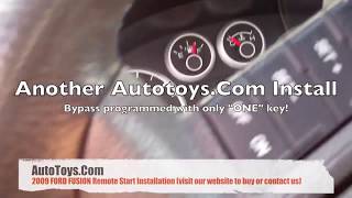 How To Install A Remote Start In A Ford Fusion With Avital and Idatalink [upl. by Kutzenco]