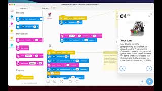 LEGO EV3 Mindstorms Robot Trainer Course  Lesson 34 Grab and Release Code Challenge 1 [upl. by Relluf]