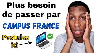 Venir facilement en France sans passer par Campus France Comment trouver une école accepte [upl. by Klinges]