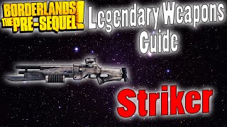 Borderlands The PreSequel  Striker Shotgun  Legendary Items Guide [upl. by Selina]