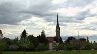 CH  Rorschach SG Sonntagseinläuten Alle 3 Kirchen Zusammen Stadtgeläute [upl. by Krispin29]