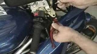 Pazzo brake amp Clutch lever installation on a Ducati SS [upl. by Moazami]