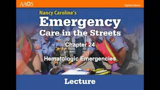 Chapter 24 Hematologic Emergencies [upl. by Gnek]