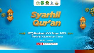 MTQN 2024 KALTIM  SYARHIL QURAN  VENUE MAN 2 SAMARINDA [upl. by Nomihs687]