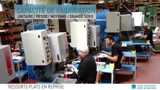 Secrets de fabrication  le ressort plat [upl. by Ahcsatan335]